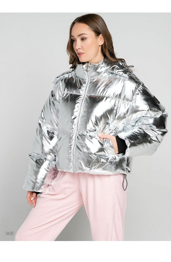 Куртка Juicy Couture BR0000078123, цвет серый, размер M/L